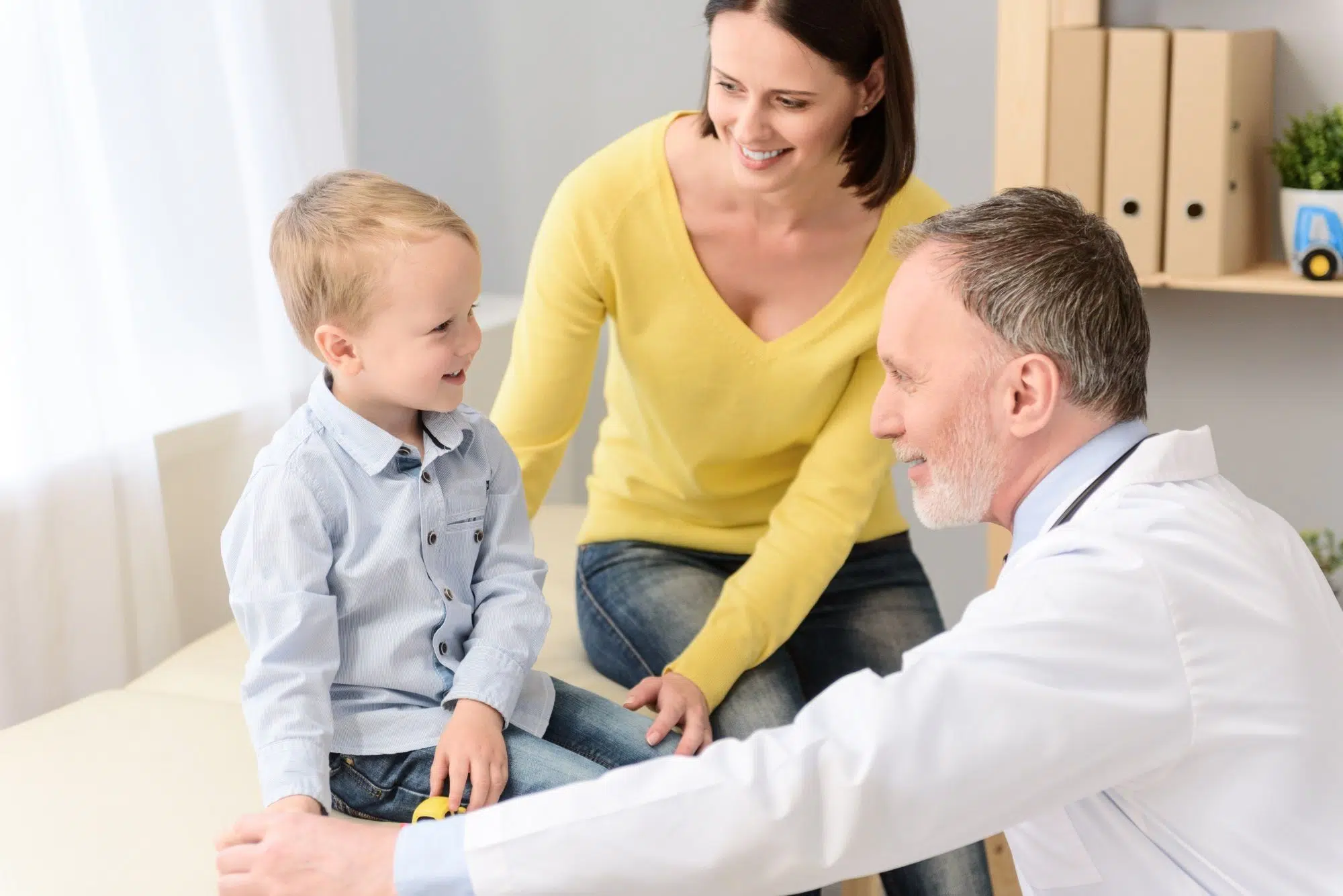 Consultation d'un enfant par un ORL