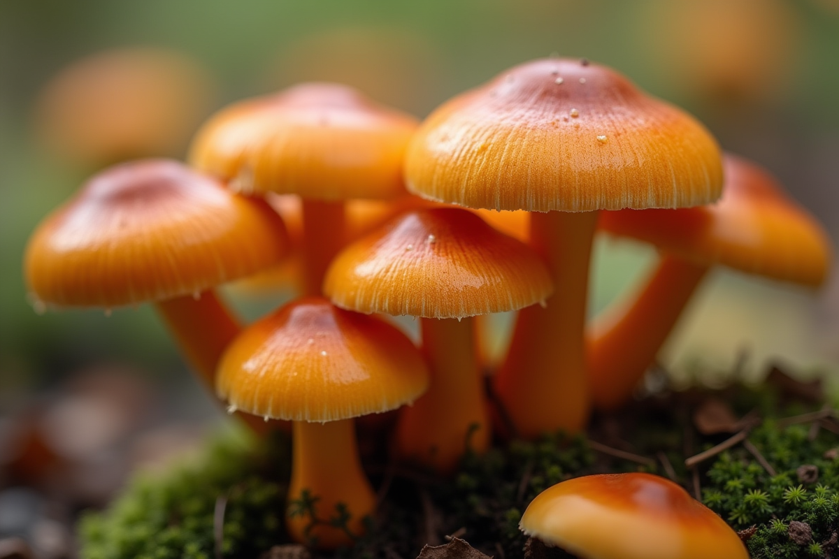 champignons oranges