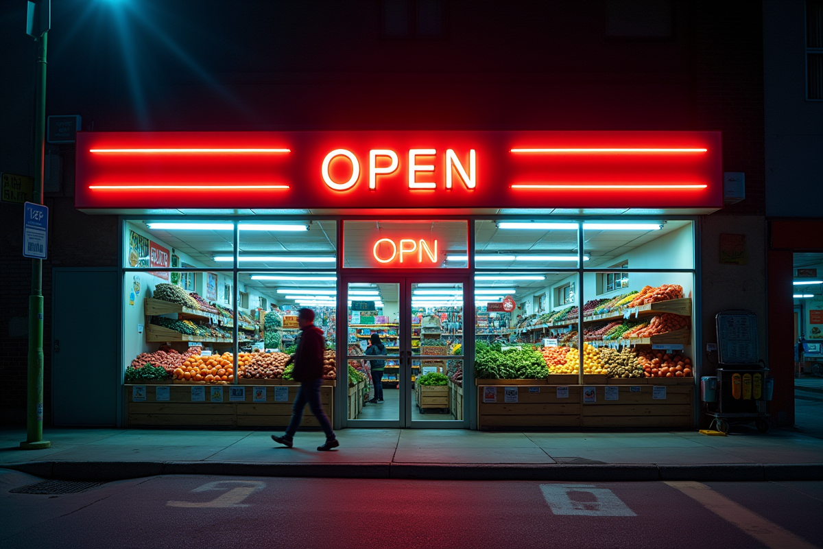 épicerie nuit