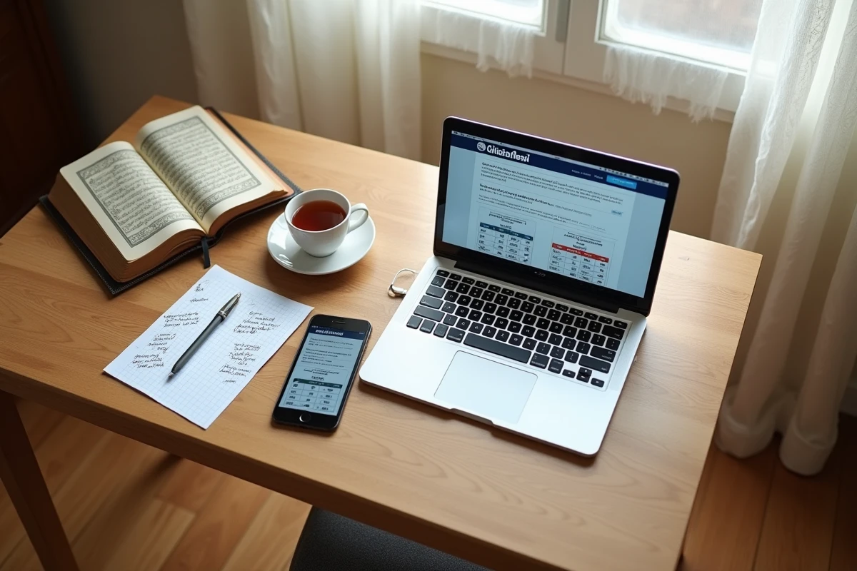 Comparaison de sites d'horaires de prière pour Argenteuil sur ordinateur et smartphone